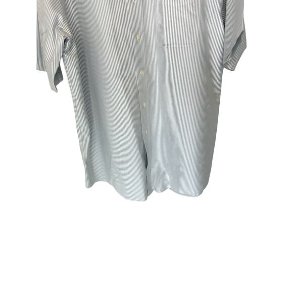 L.L. Bean Men's Striped Wrinkle Free Traditional Fit Button‎ Down Shirt Size 17R - Picture 4 of 11
